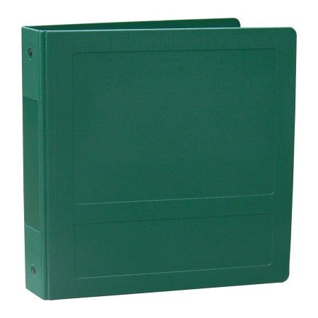 Omnimed Omnimed 2" Antimicrobial Binder, 3-Ring, Side Open, Holds 375 Sheets, Forest Green 205017-FG3
